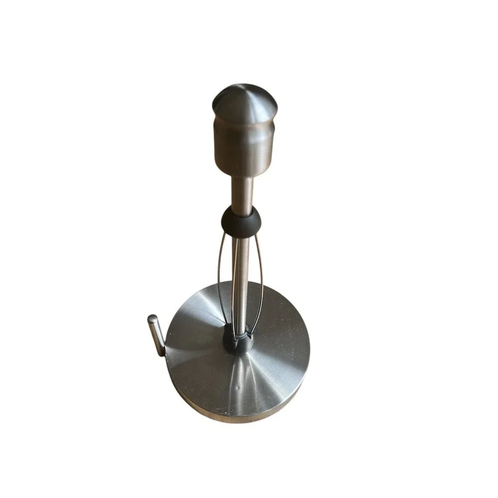 Kamenstein Perfect Tear Freestanding Paper Towel Holder Silver Weighted